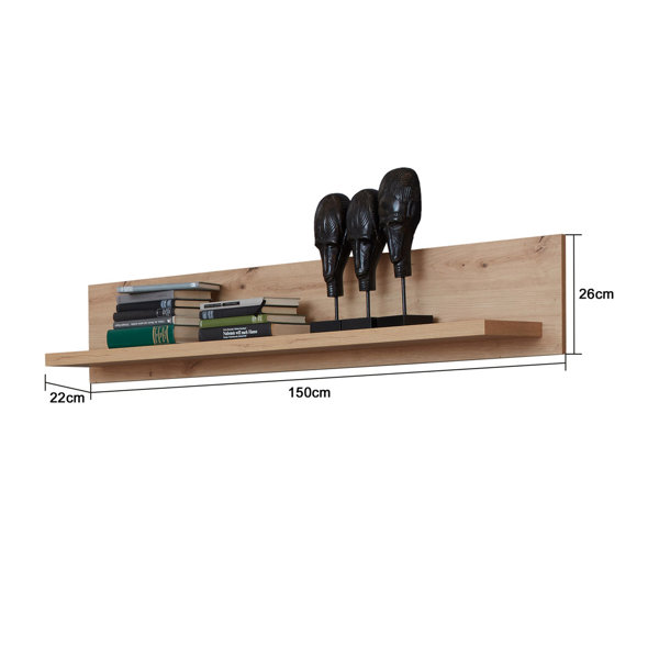 PkInvest Engineered Wood Floating Shelf Wayfair.ie